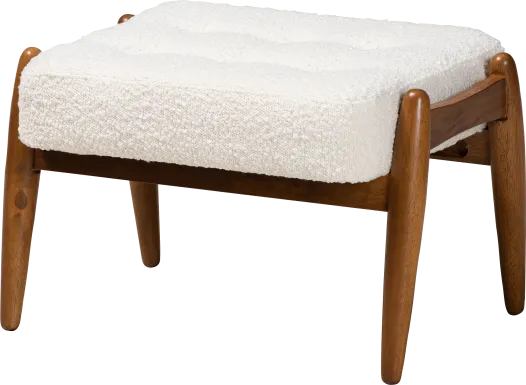 Becraft Brown Ottoman