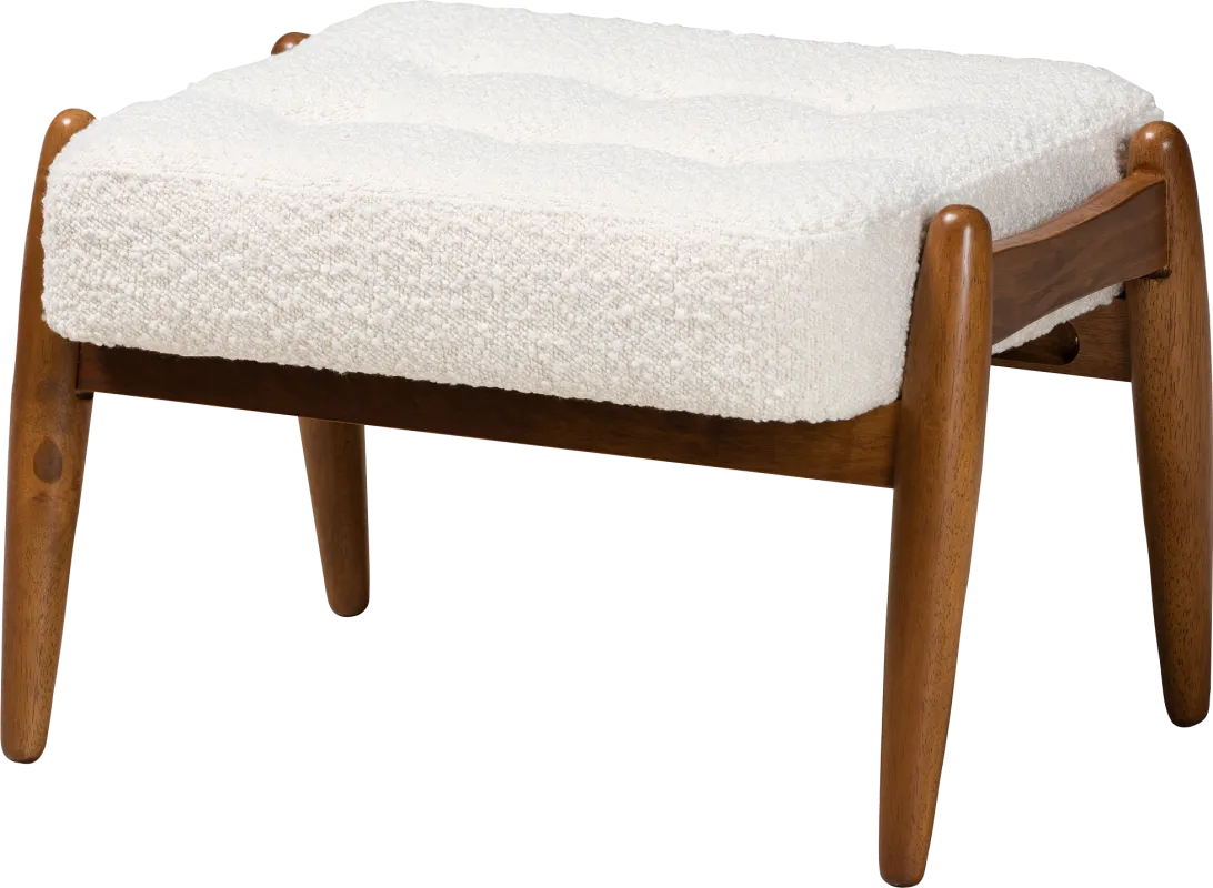Becraft Brown Ottoman