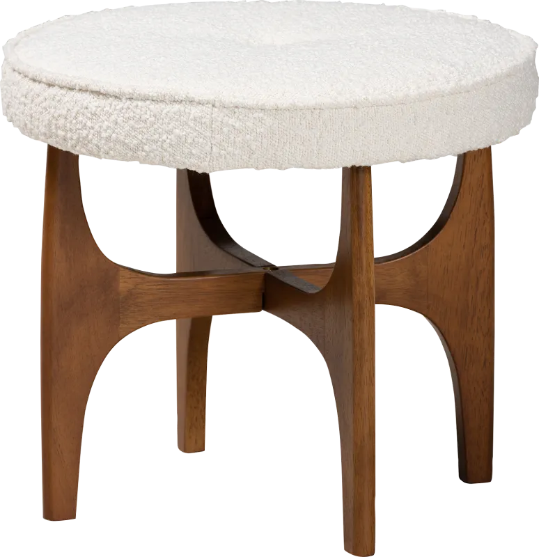 Maule Brown Ottoman