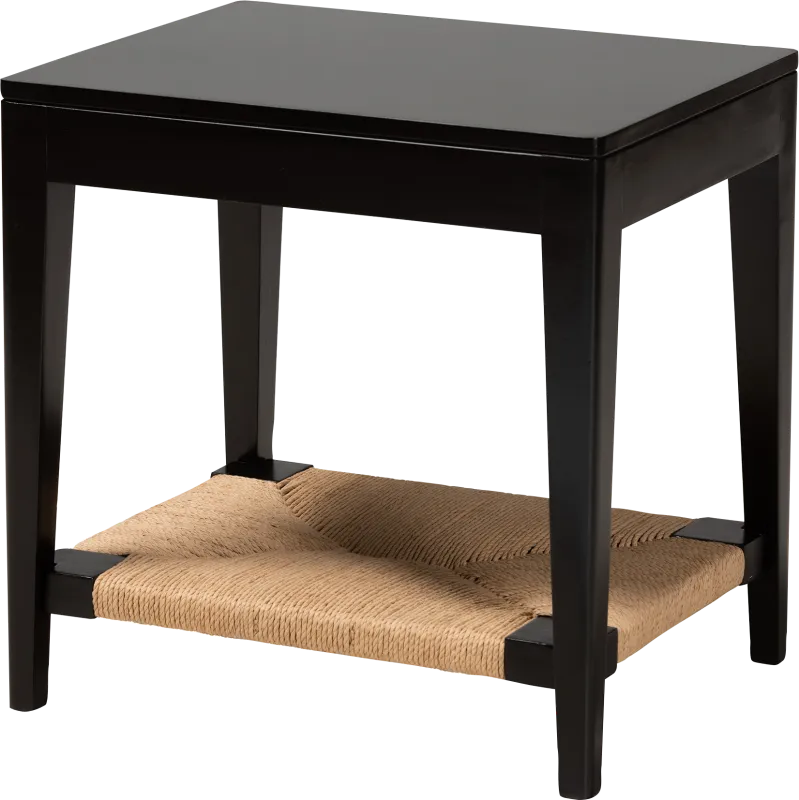 Sagghill Black End Table