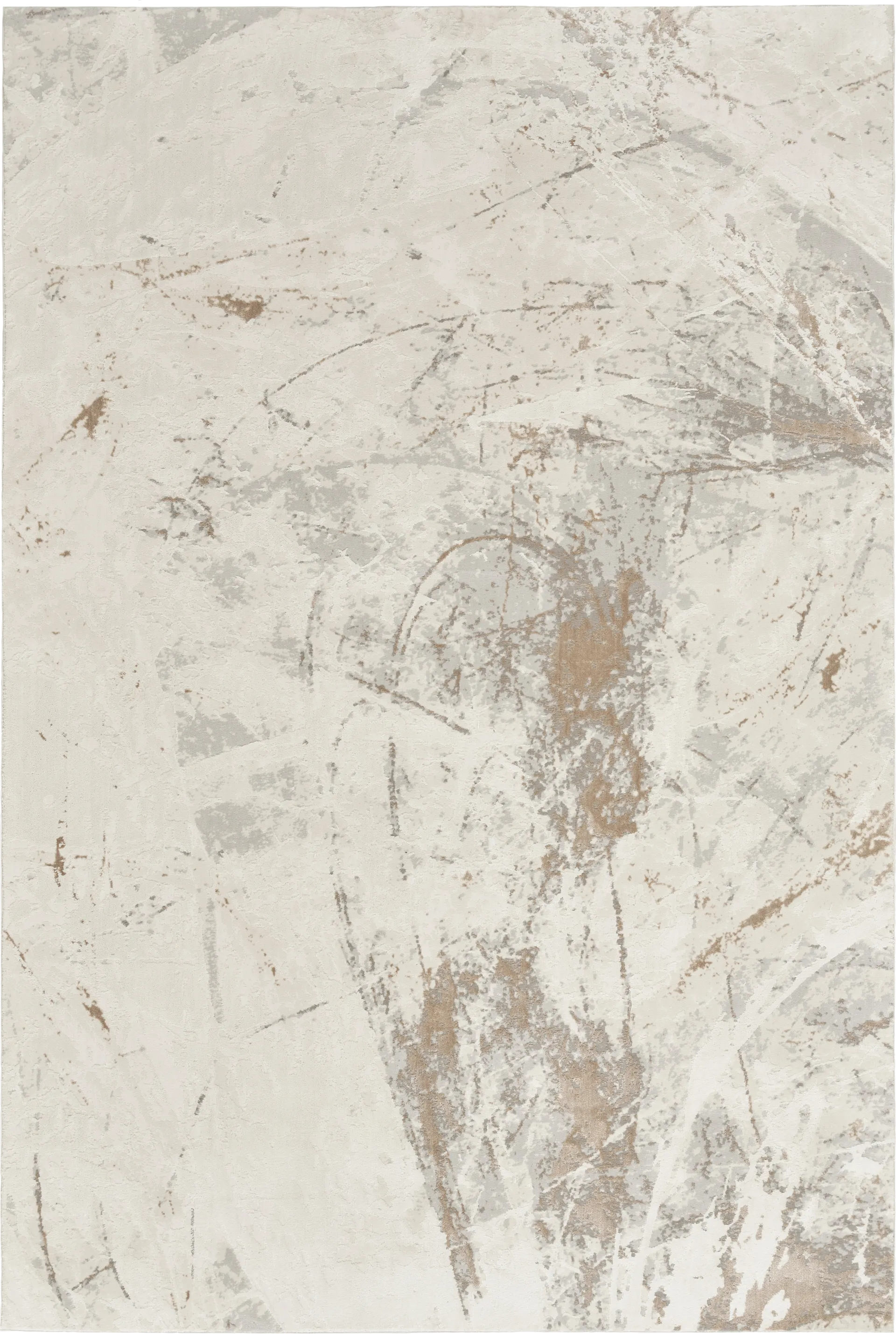 Burvern Cream/Gray 7'10 x 9'10 Rug - Image 1
