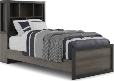 3 pc twin bookcase bed