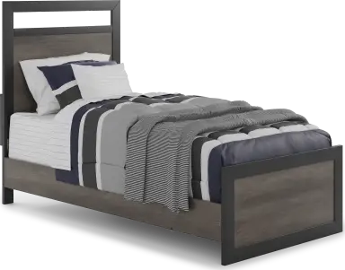 3 pc twin panel bed