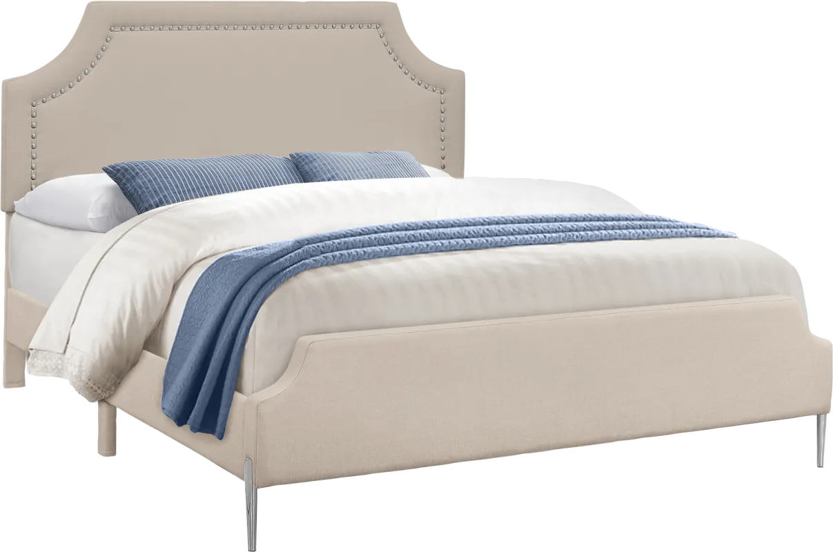 Rierdon Beige Queen Bed