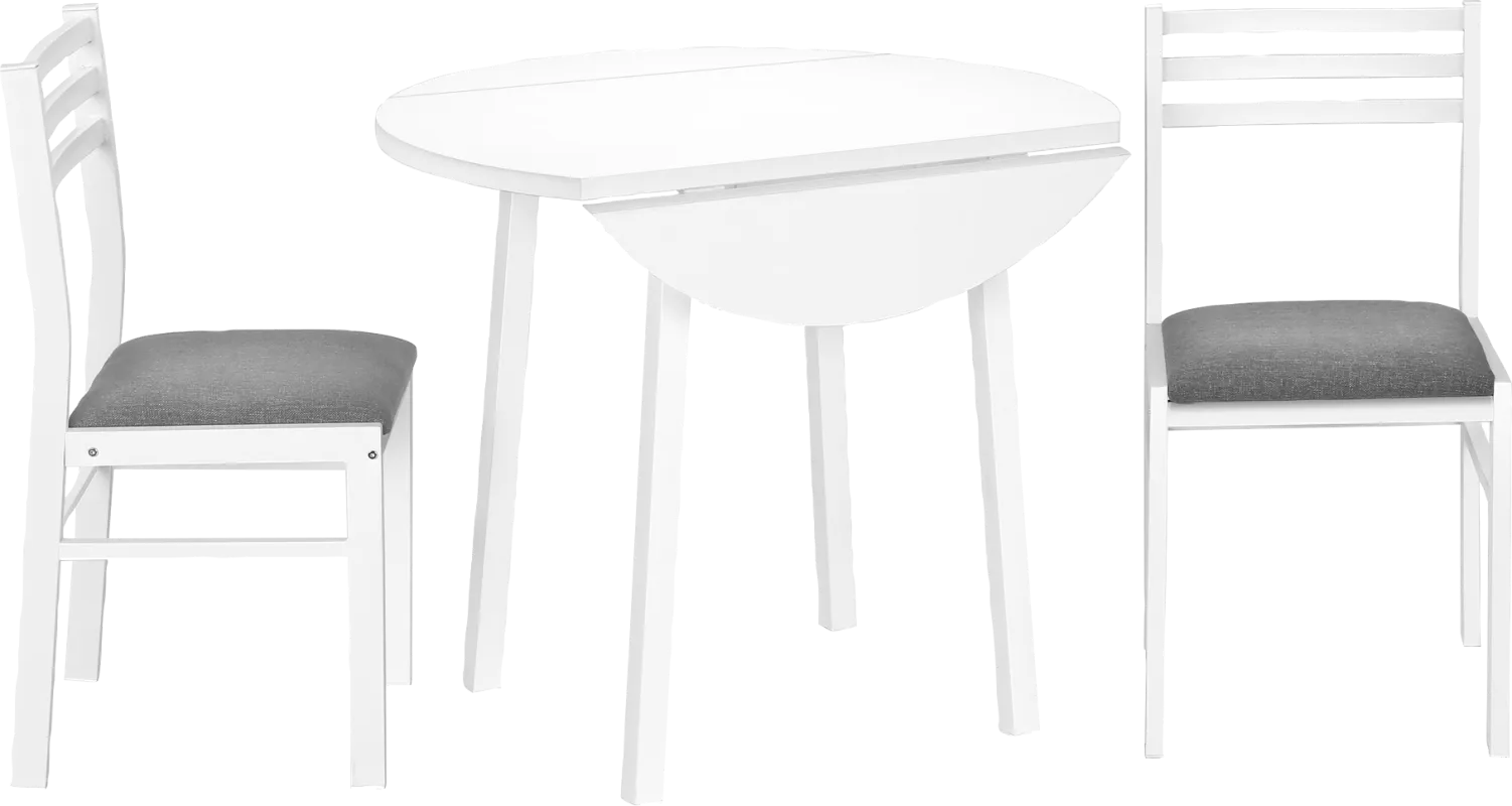 Vernonburg White Dining Set