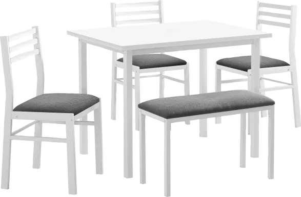 Belladona White Dining Table Set