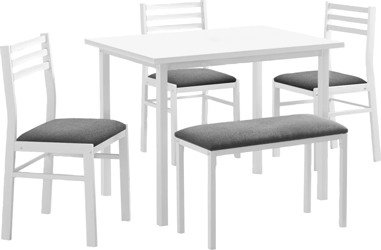 Belladona White Dining Table Set