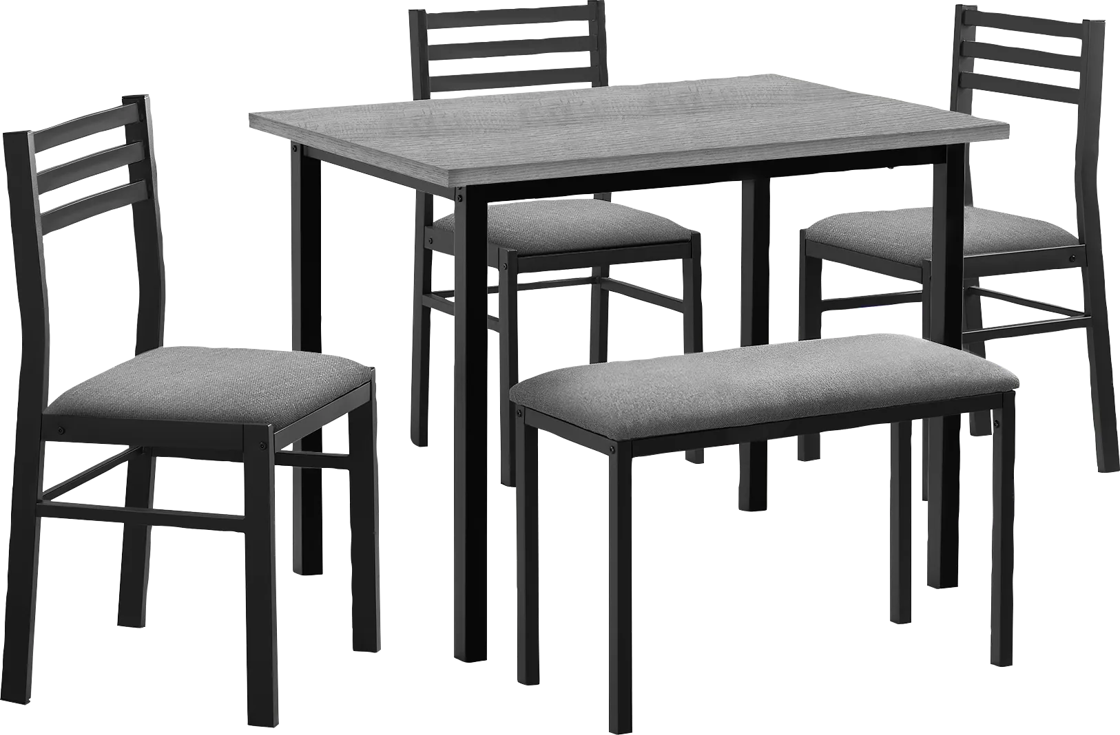 Belladona Gray Dining Table Set - Thumbnail - Image 1