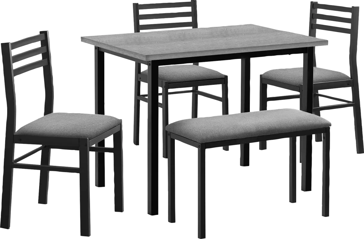 Belladona Gray Dining Table Set