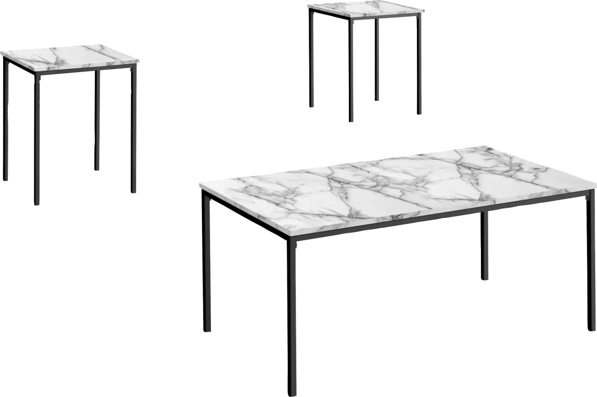 Singletary White Occasional Table Set