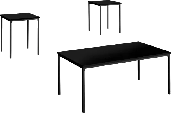 Singletary Black Occasional Table Set