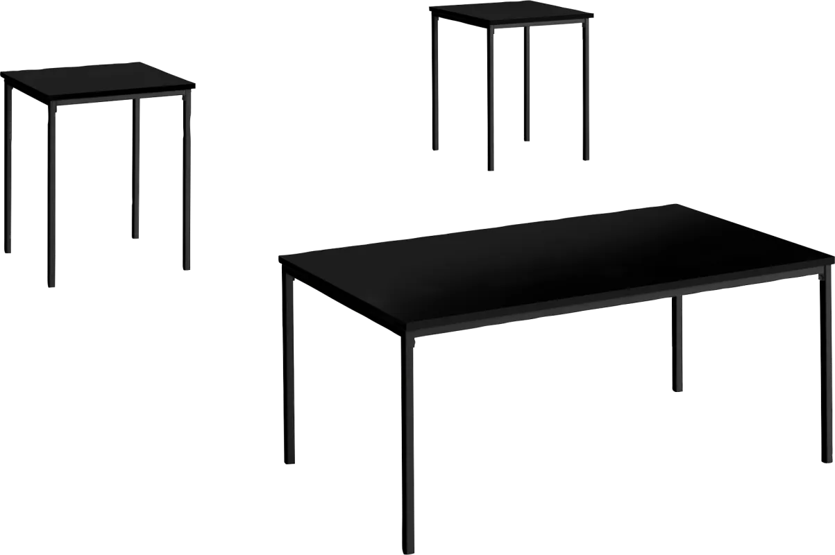 Singletary Black Occasional Table Set