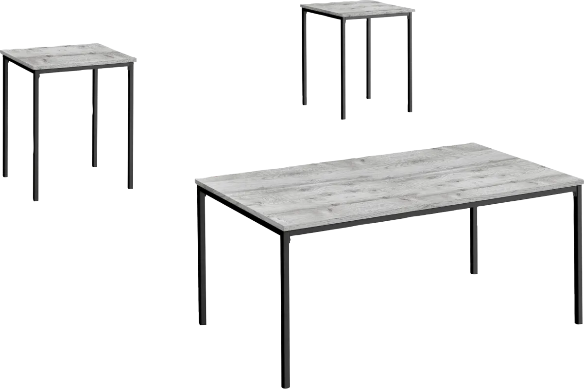 Singletary Gray Occasional Table Set