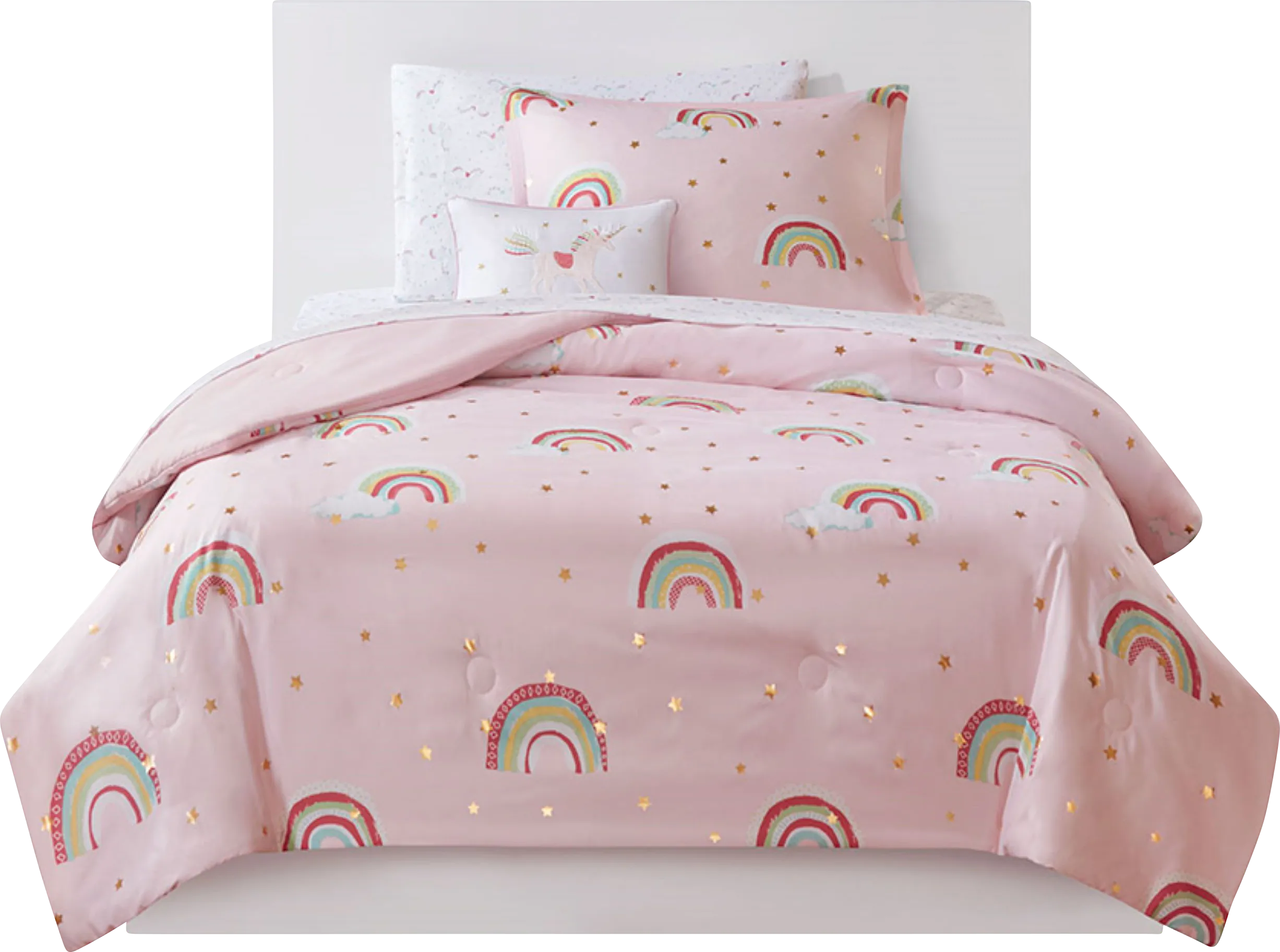 Leebaum Pink Full Comforter Set - Thumbnail - Image 1