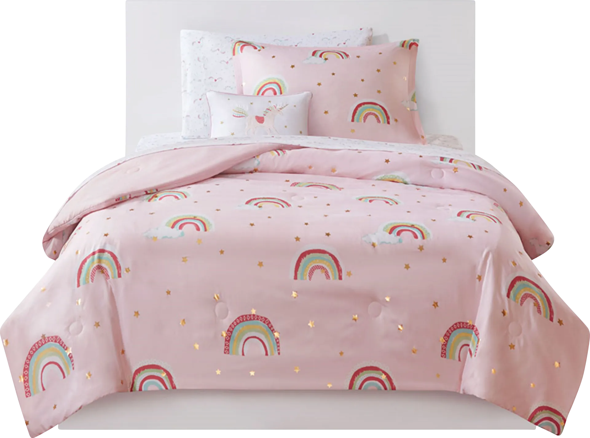 Leebaum Pink Full Comforter Set - Image 1