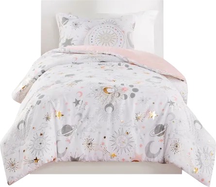 Oneidaa Blush Twin Comforter Set