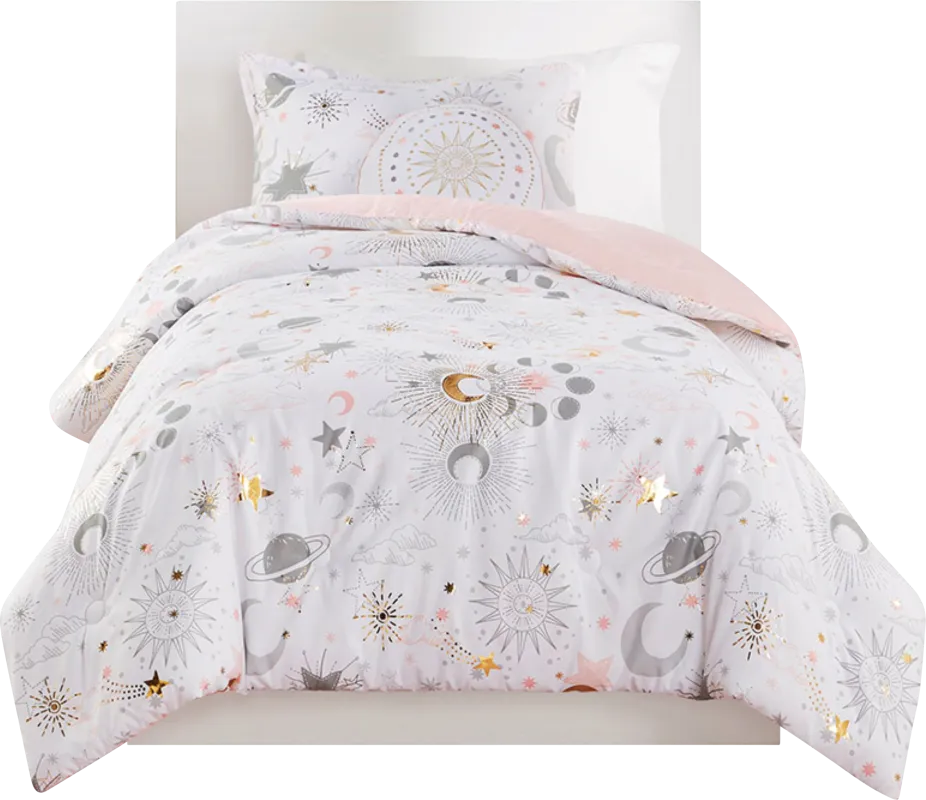 Oneidaa Blush Twin Comforter Set