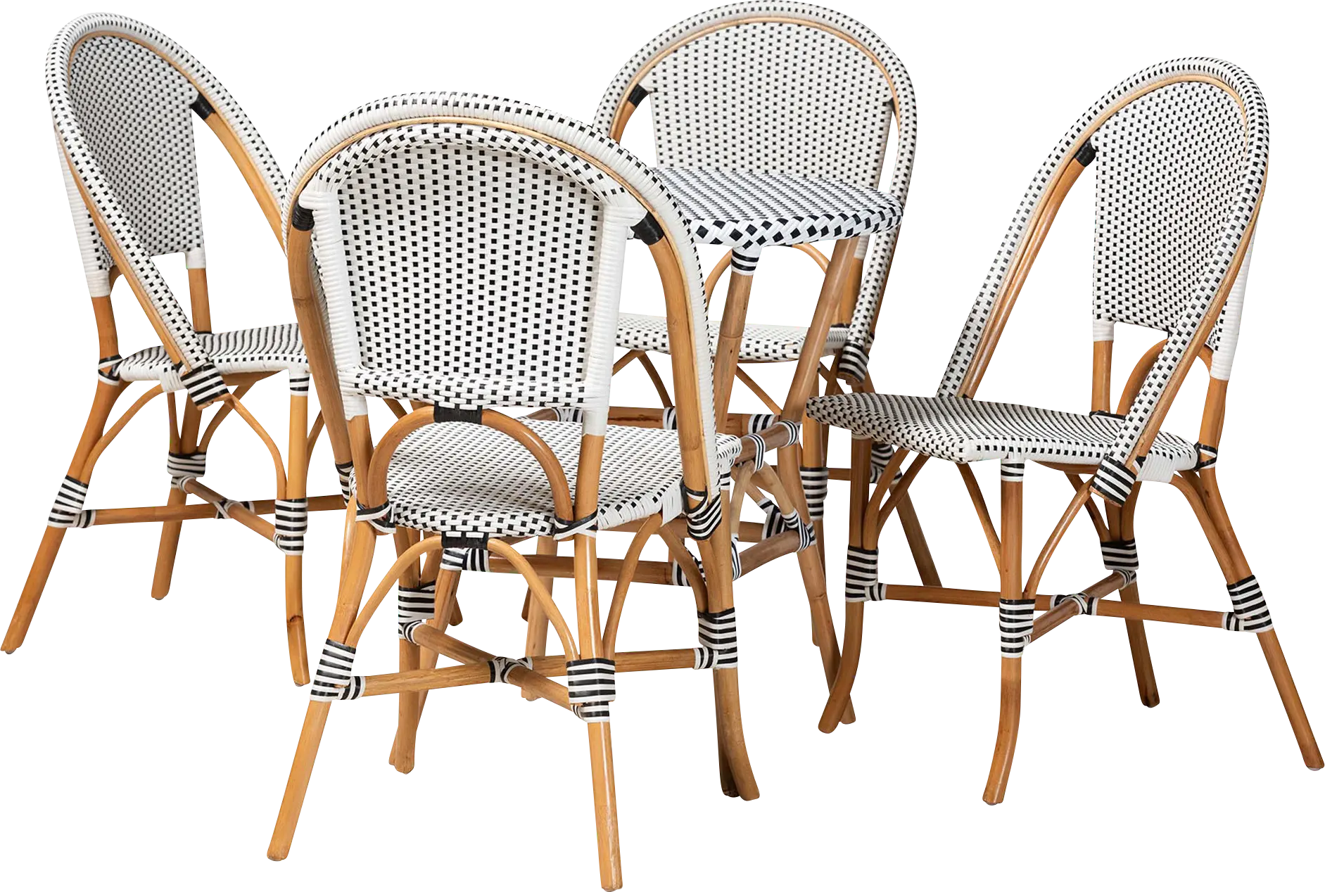 Outdoor Nalina Elle II White 5 Pc Dining Set