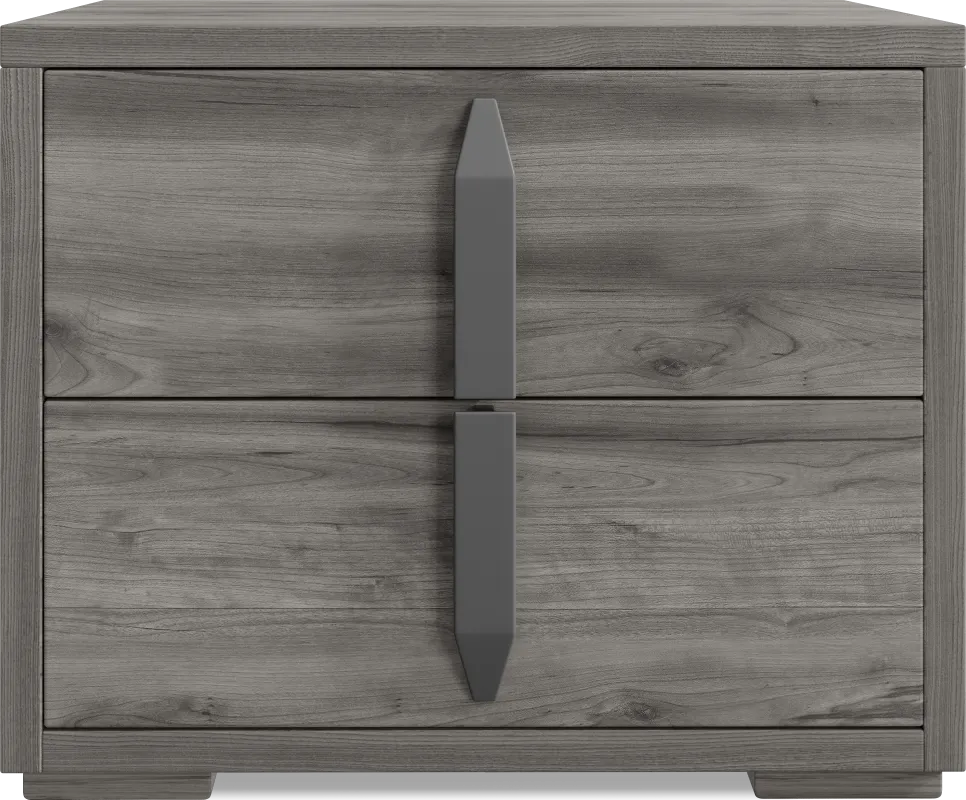 Park Slope Gray Nightstand