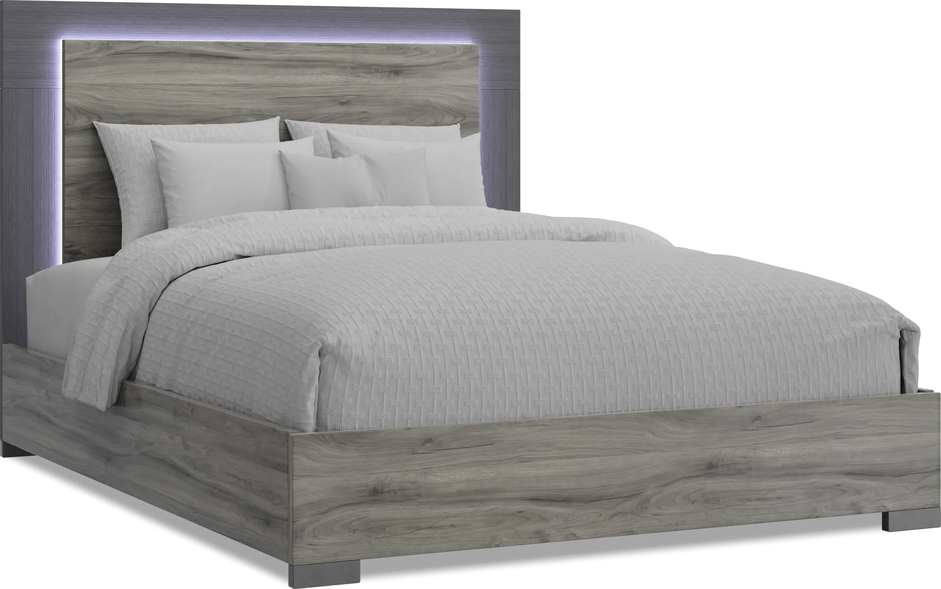 Park Slope Gray 3 Pc Queen Panel Bed