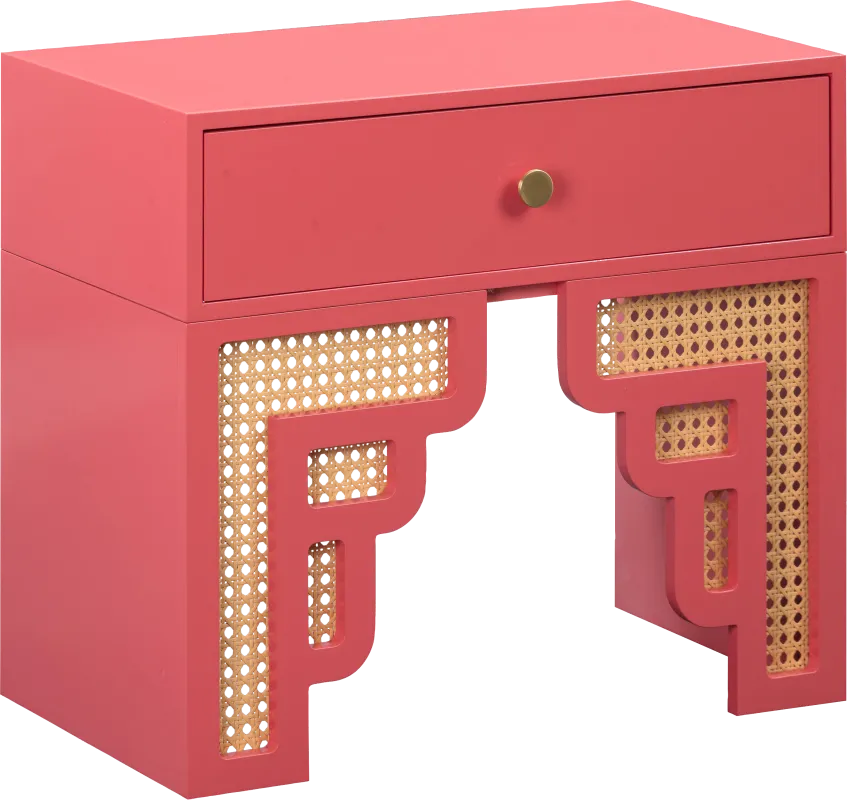 Sandidge Coral Nightstand