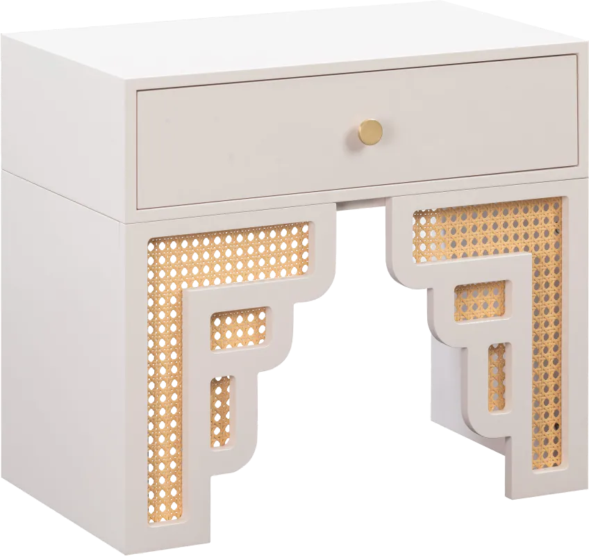 Sandidge Cream Nightstand