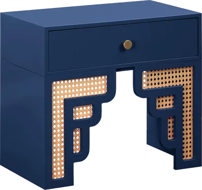 Sandidge Navy Nightstand