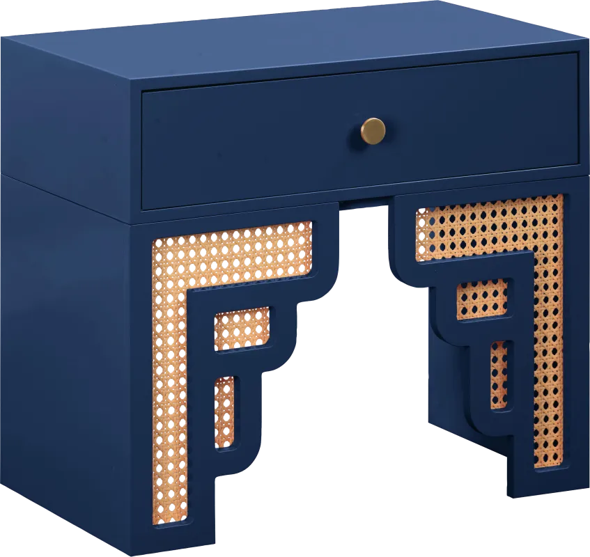Sandidge Navy Nightstand