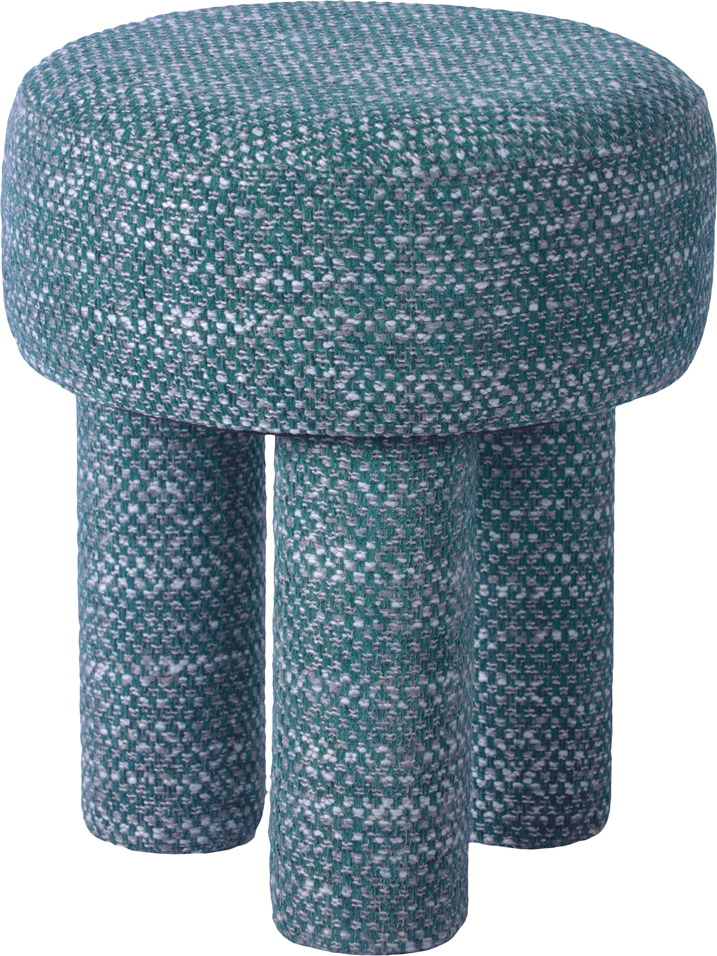 Pattyton Teal Accent Stool - Thumbnail - Image 1