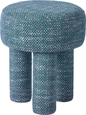 Pattyton Teal Accent Stool
