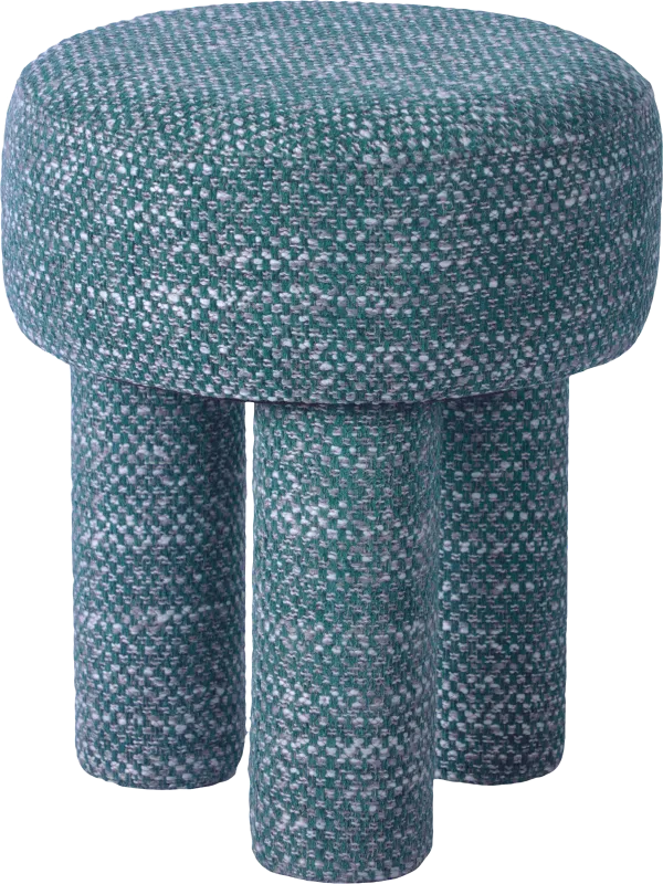 Pattyton Teal Accent Stool