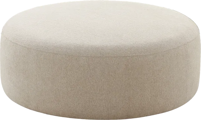 Pinionwood Beige Ottoman