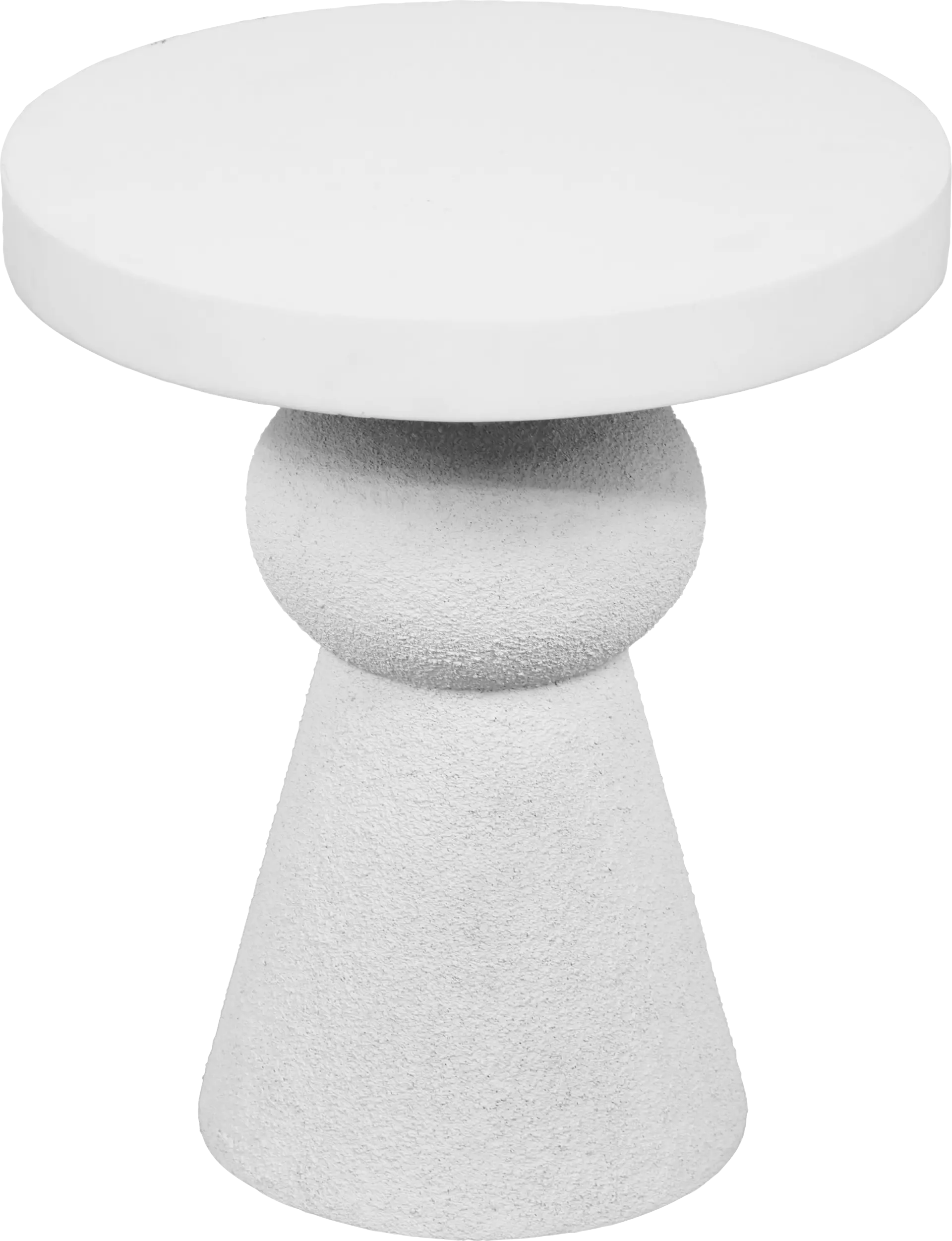 Bolleana White End Table