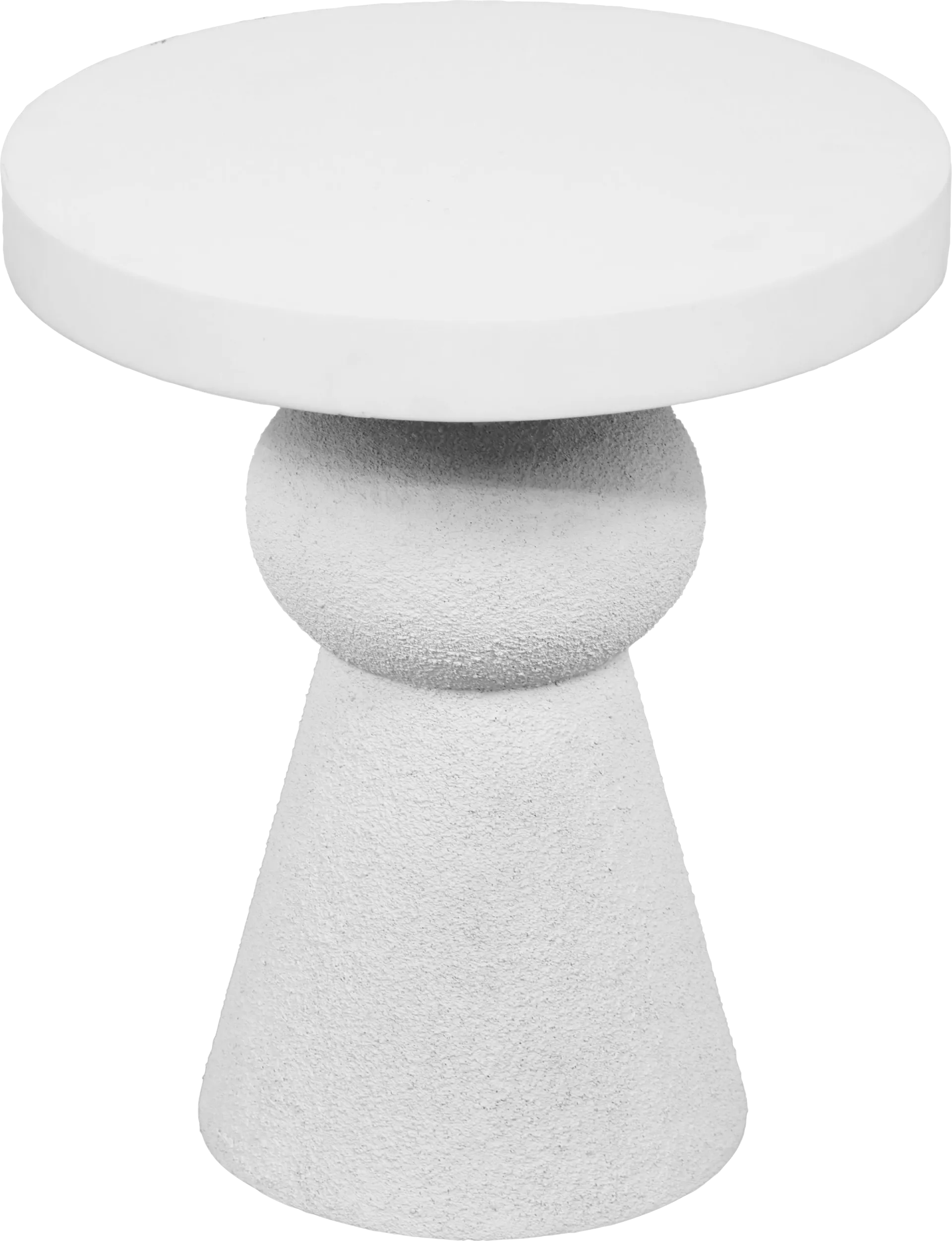 Bolleana White End Table - Image 1
