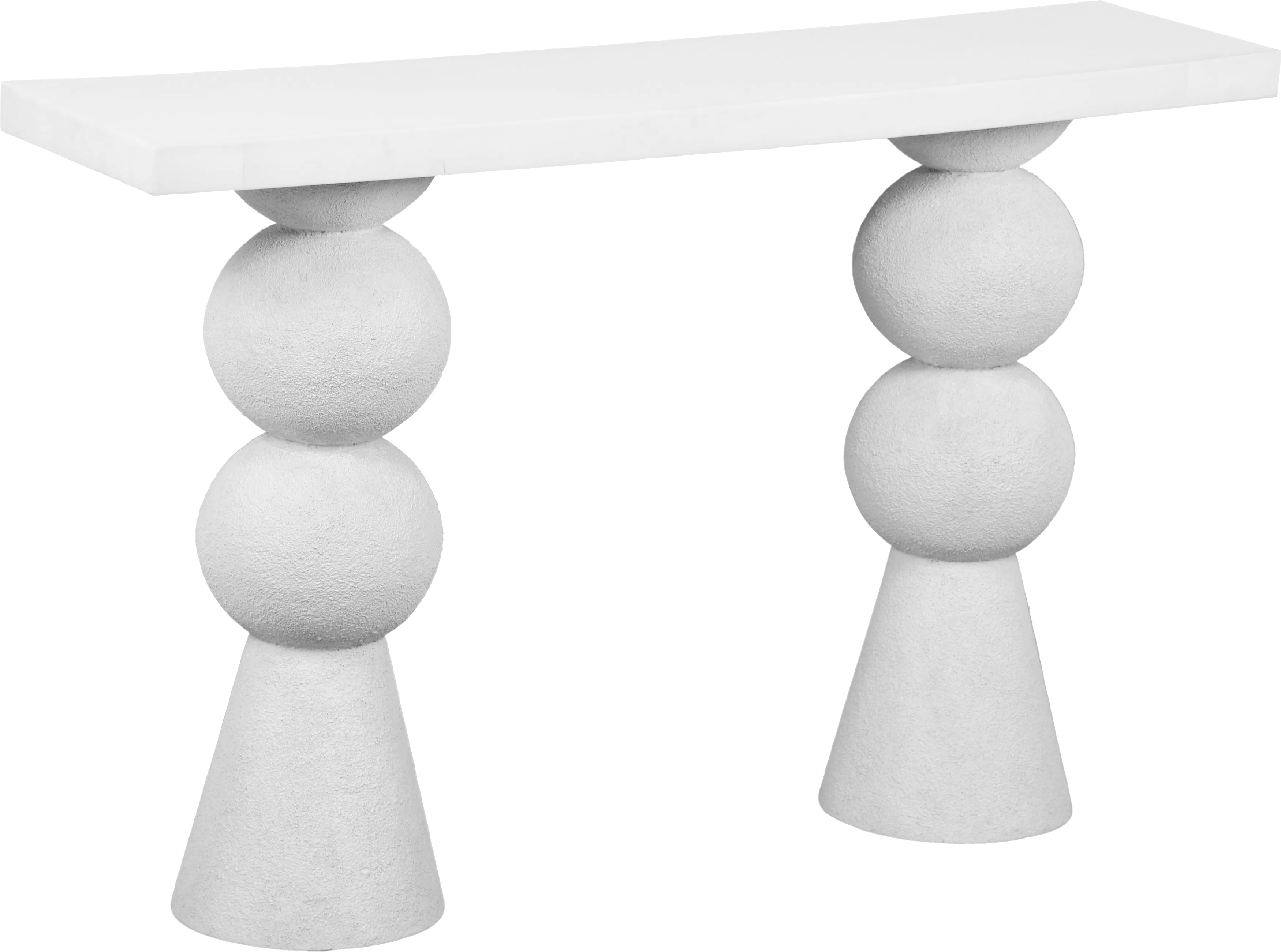 Bolleana White Sofa Table