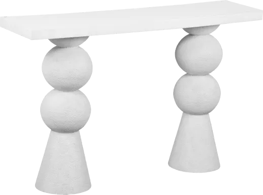 Bolleana White Sofa Table