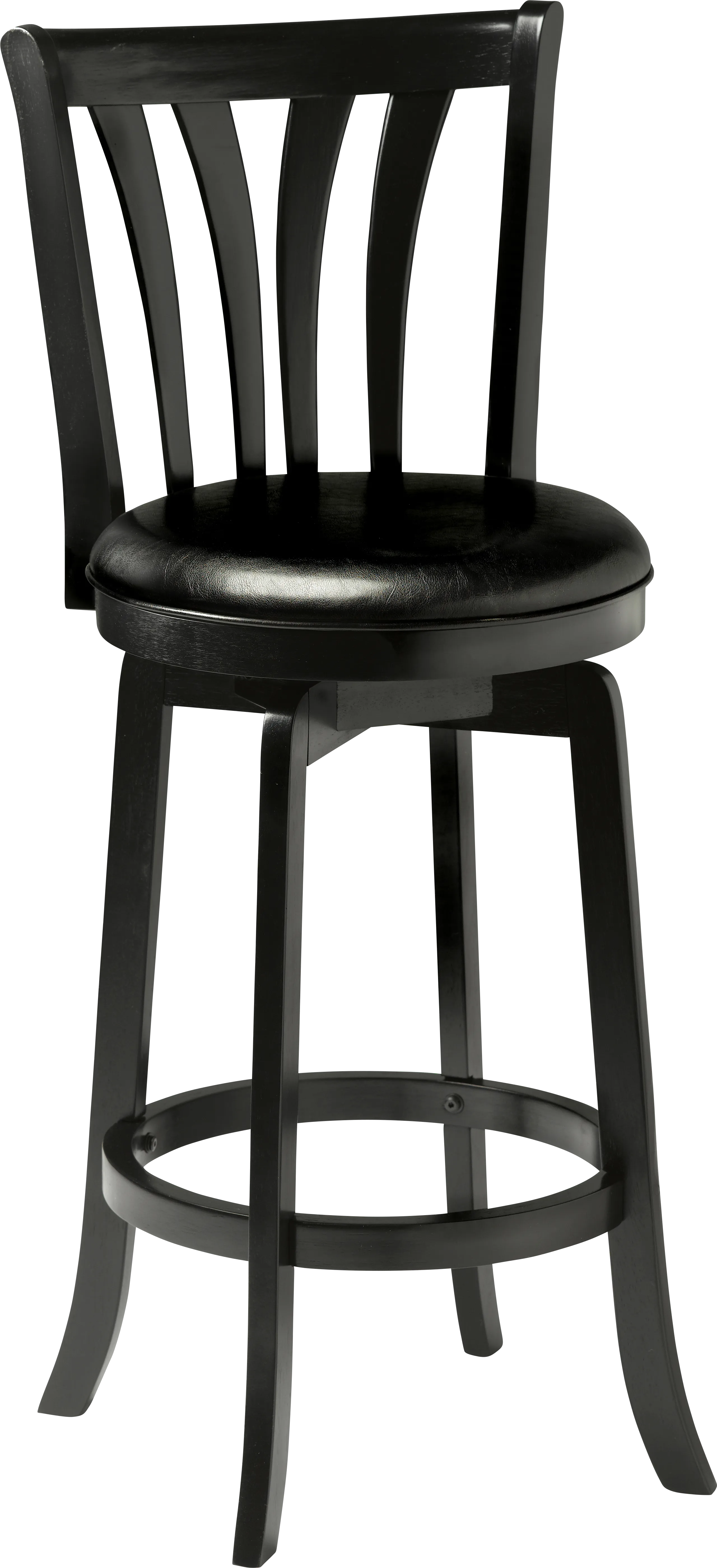 Loddon Black Swivel Barstool - Image 1