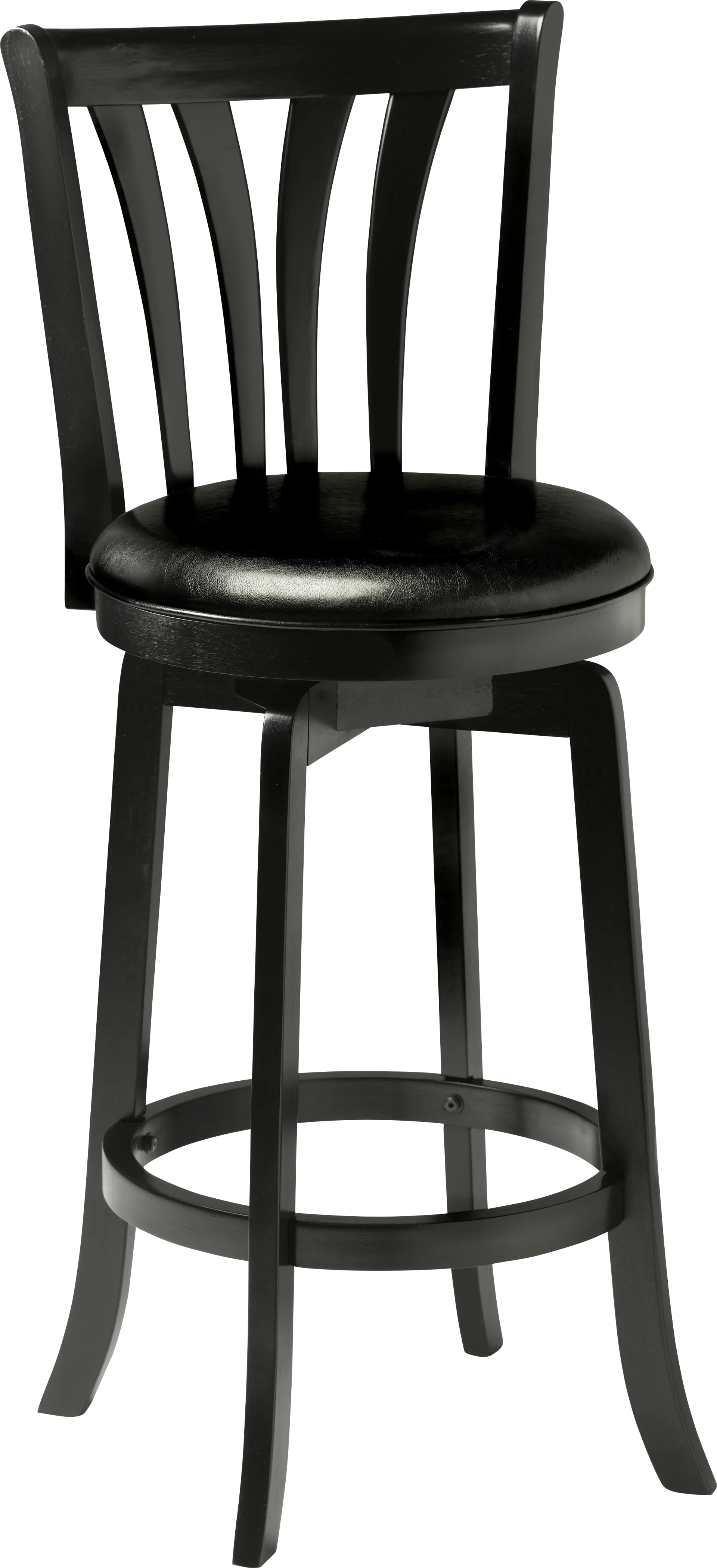 Loddon Black Swivel Barstool - Image 1