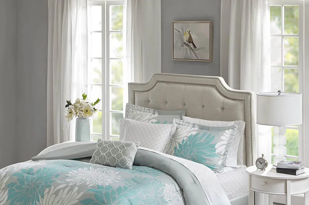 Papania Blue Twin Comforter Set - Thumbnail - Image 2