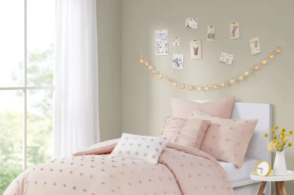 Stroelitz Pink Twin/Twin XL Duvet Set