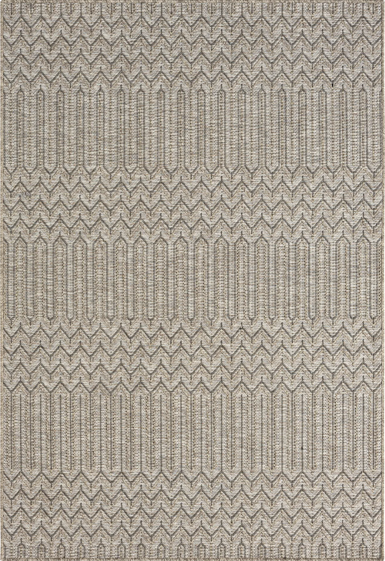 Eldoxo Tan 5' x 7' Indoor/Outdoor Rug - Thumbnail - Image 1