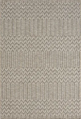 Eldoxo Tan 7'10 x 9'6 Indoor/Outdoor Rug