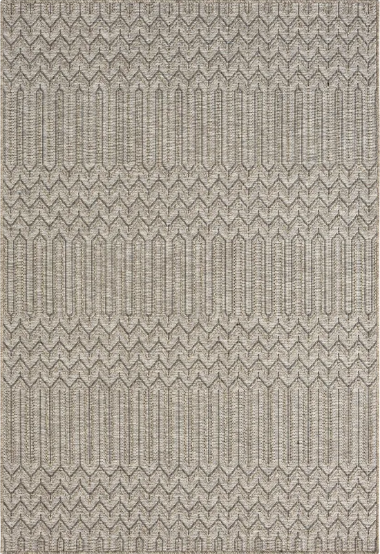 Eldoxo Tan 5' x 7' Indoor/Outdoor Rug