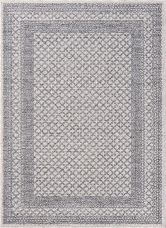 Isioco Blue 5' x 7' Indoor/Outdoor Rug