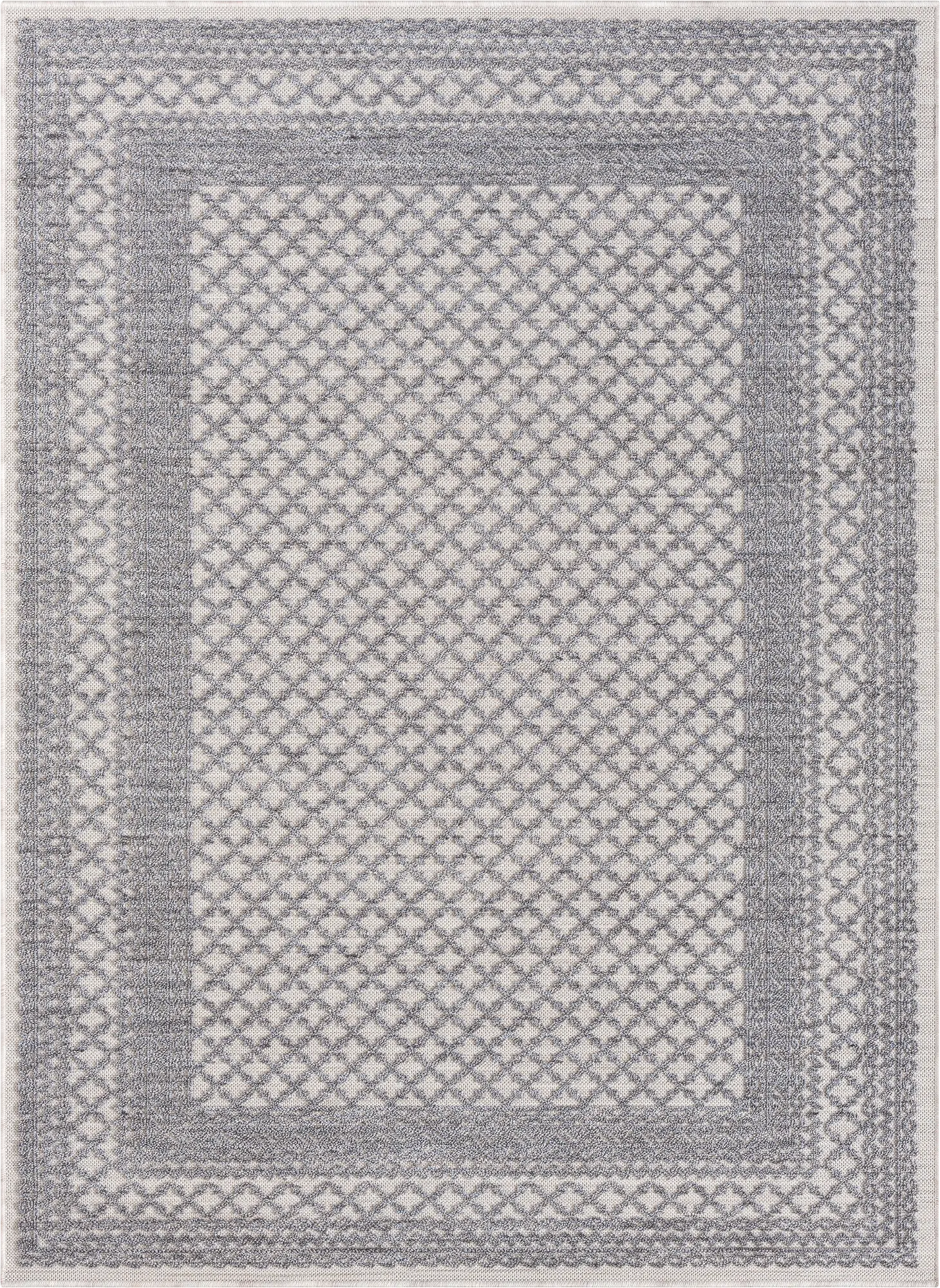 Isioco Blue 5' x 7' Indoor/Outdoor Rug