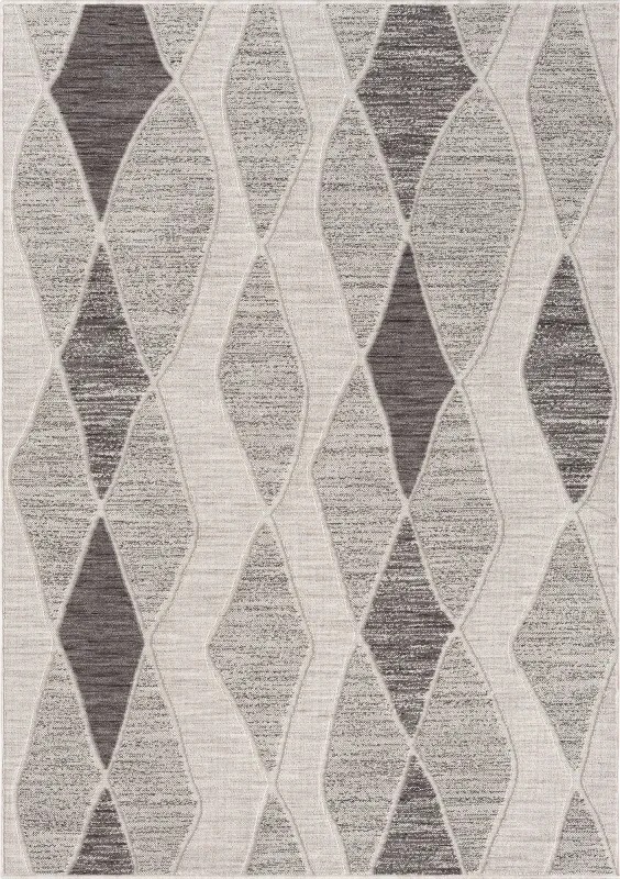 Boyale Gray 5' x 7' Indoor/Outdoor Rug