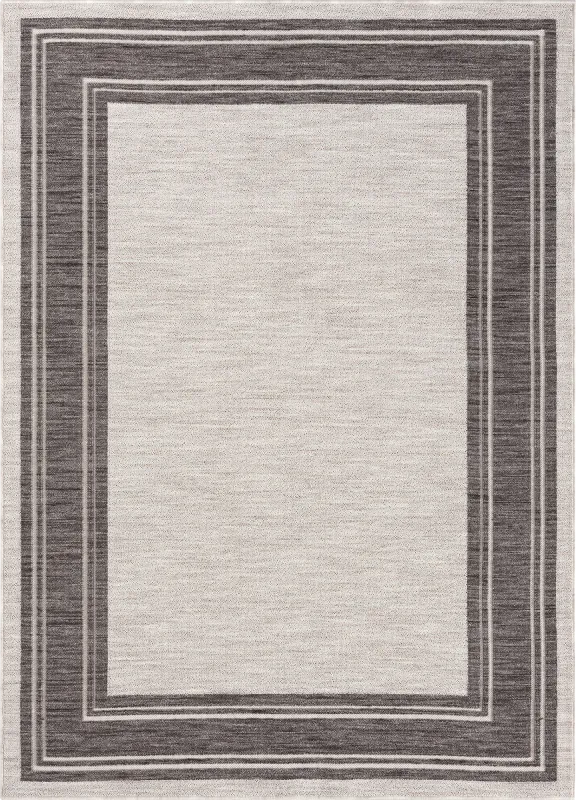 Garlaba Ivory 7'10 x 9'10 Indoor/Outdoor Rug