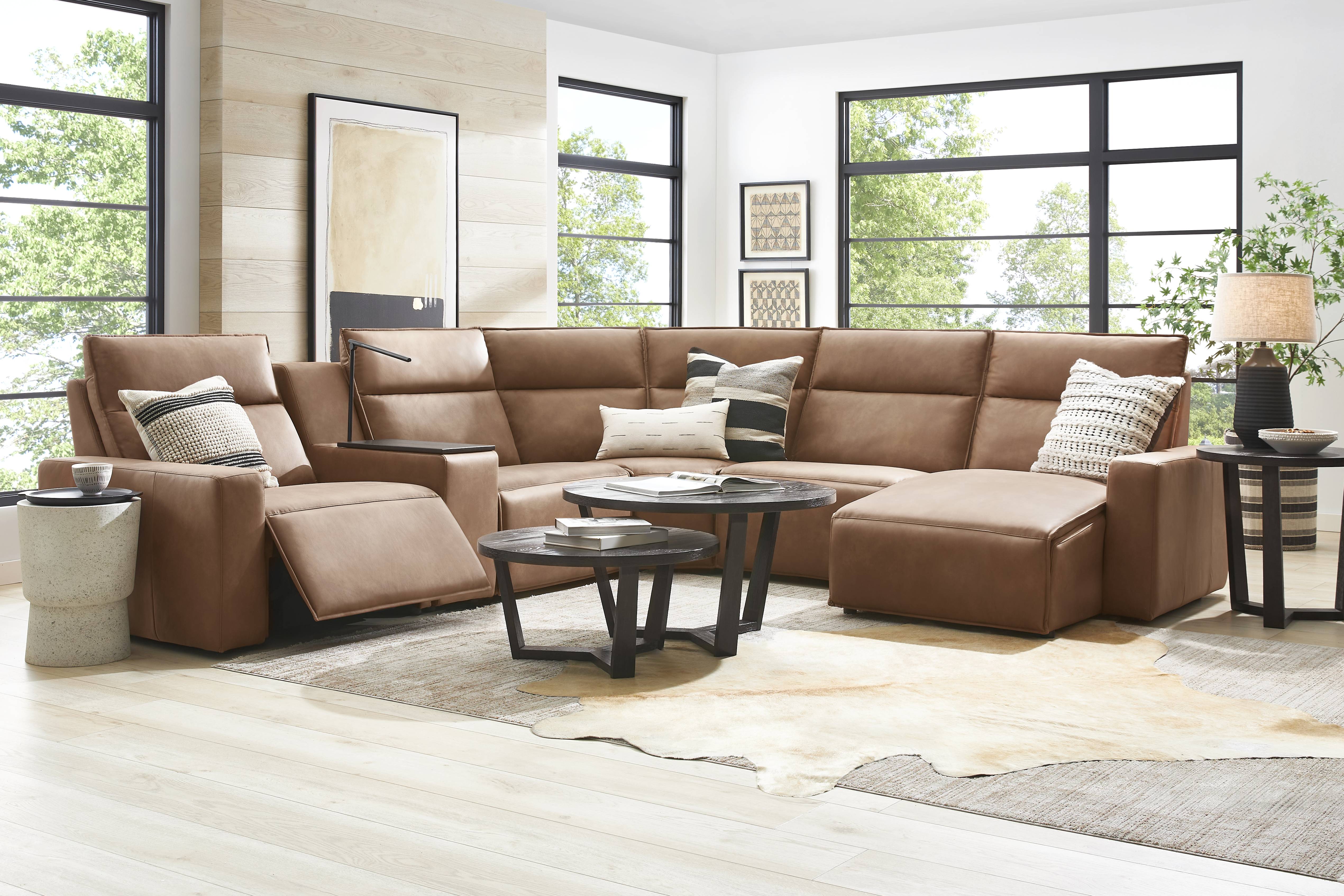 Saddle 6 Pc Dual Power Reclining ModularTwo - Thumbnail - Image 2