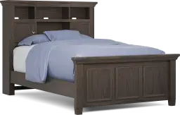 full bookcase bed