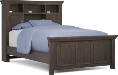 full bookcase bed